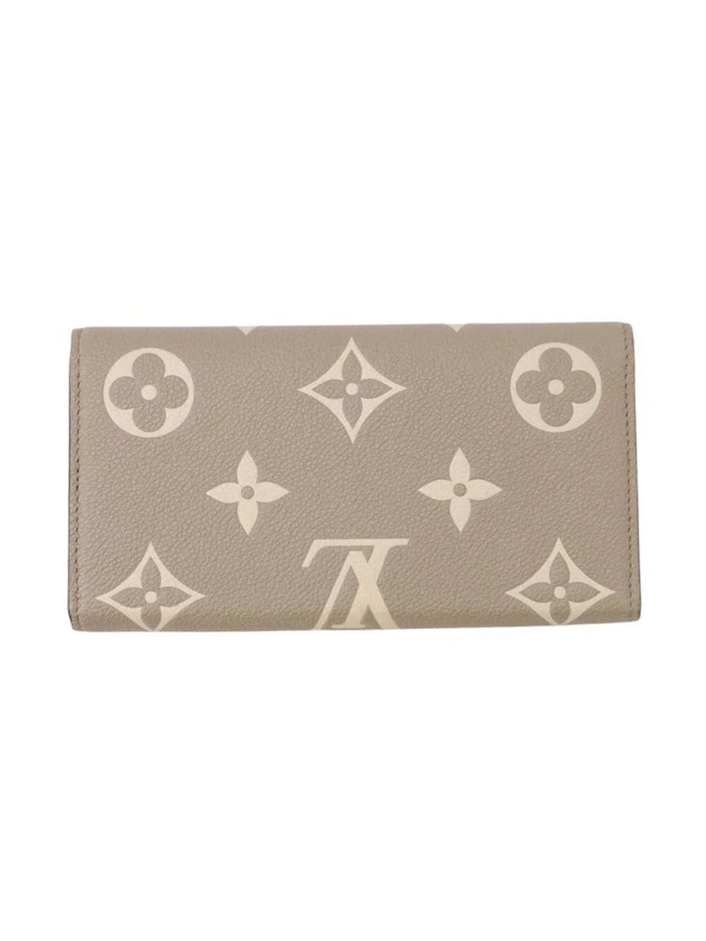 Louis Vuitton Wallet Monogram Empreinte Portefeuille Sarah NM Tourterelle